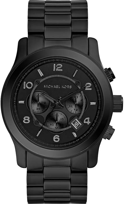 michael kors black watch|michael kors black watch men.